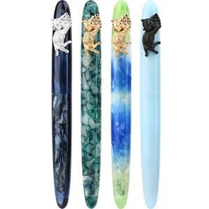 Ручка перьевая целлулоидная акриловая с иридиевым наконечником, 486