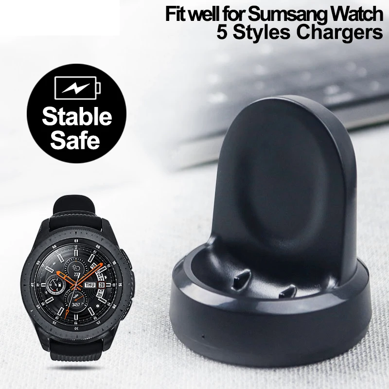 

Беспроводная док-станция для быстрой зарядки часов для Samsung Galaxy watch 3 Active 2 1 USB-кабель для зарядки для Galaxy Gear Sport S2 S3 Fit E