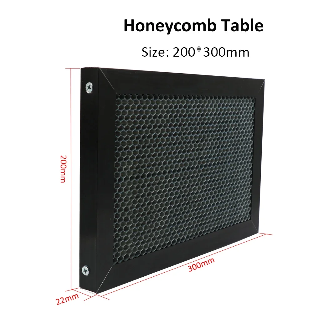 Сотовый рабочий стол 300*200 мм настраиваемый размер лазерные детали платформы для