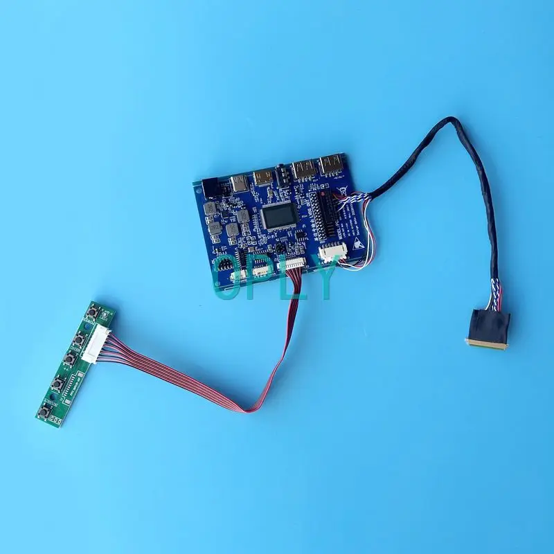 

Fit N156B6 1366*768 15.6" PCB 862 Controller Driver Board Mini HDMI-Compatible LVDS 40 Pin 2-USB TYPE-C Laptop Display DIY Kit