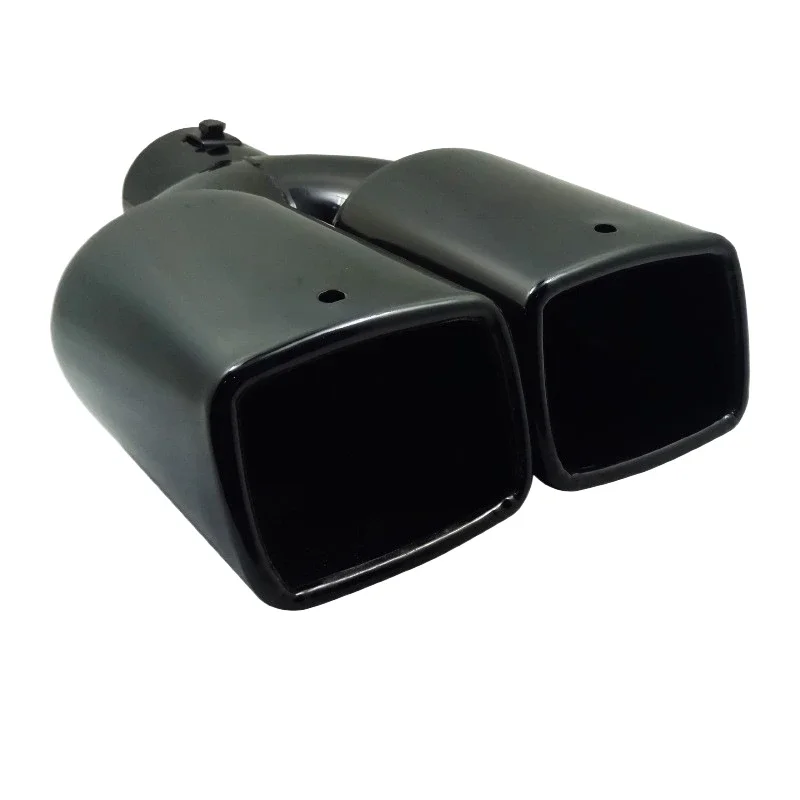 1 шт. универсальный двойной выпускной наконечник выхлопной трубы насадка задний