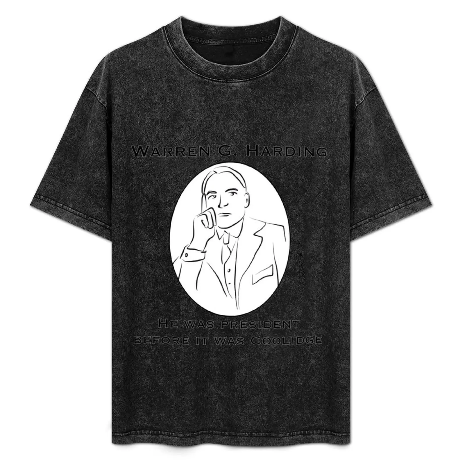 Уоррен г. Harding: раньше это была футболка Coolidge дешевые летние топы для вещей