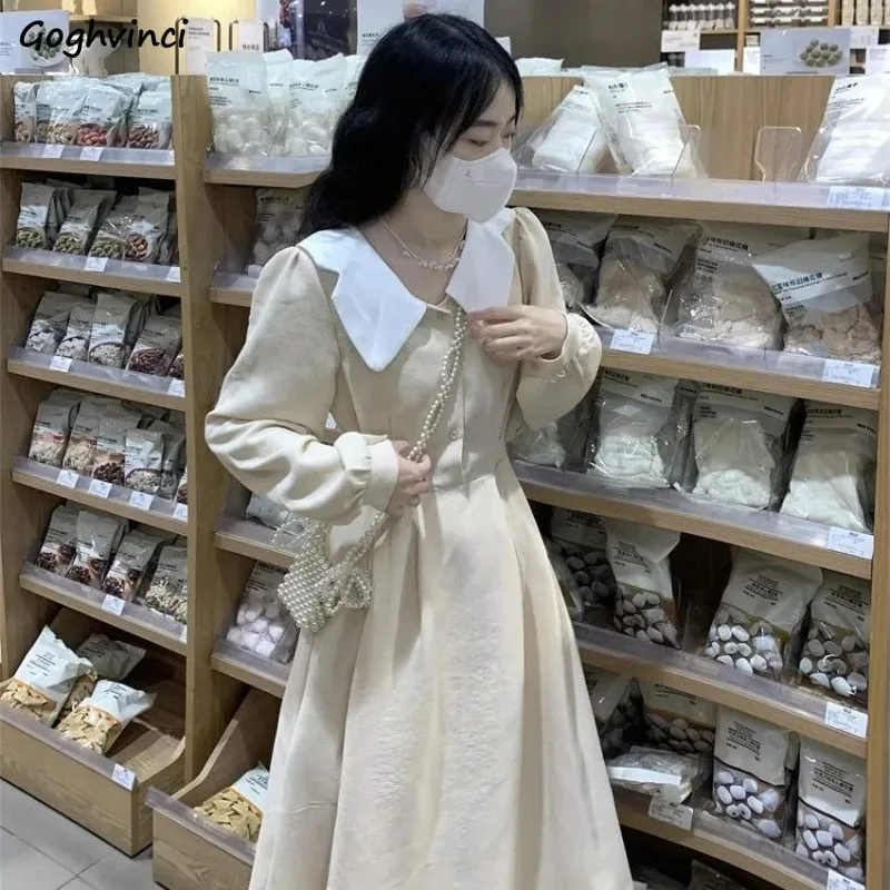 Осенние платья с длинным рукавом для женщин элегантные приталенные пикантные во