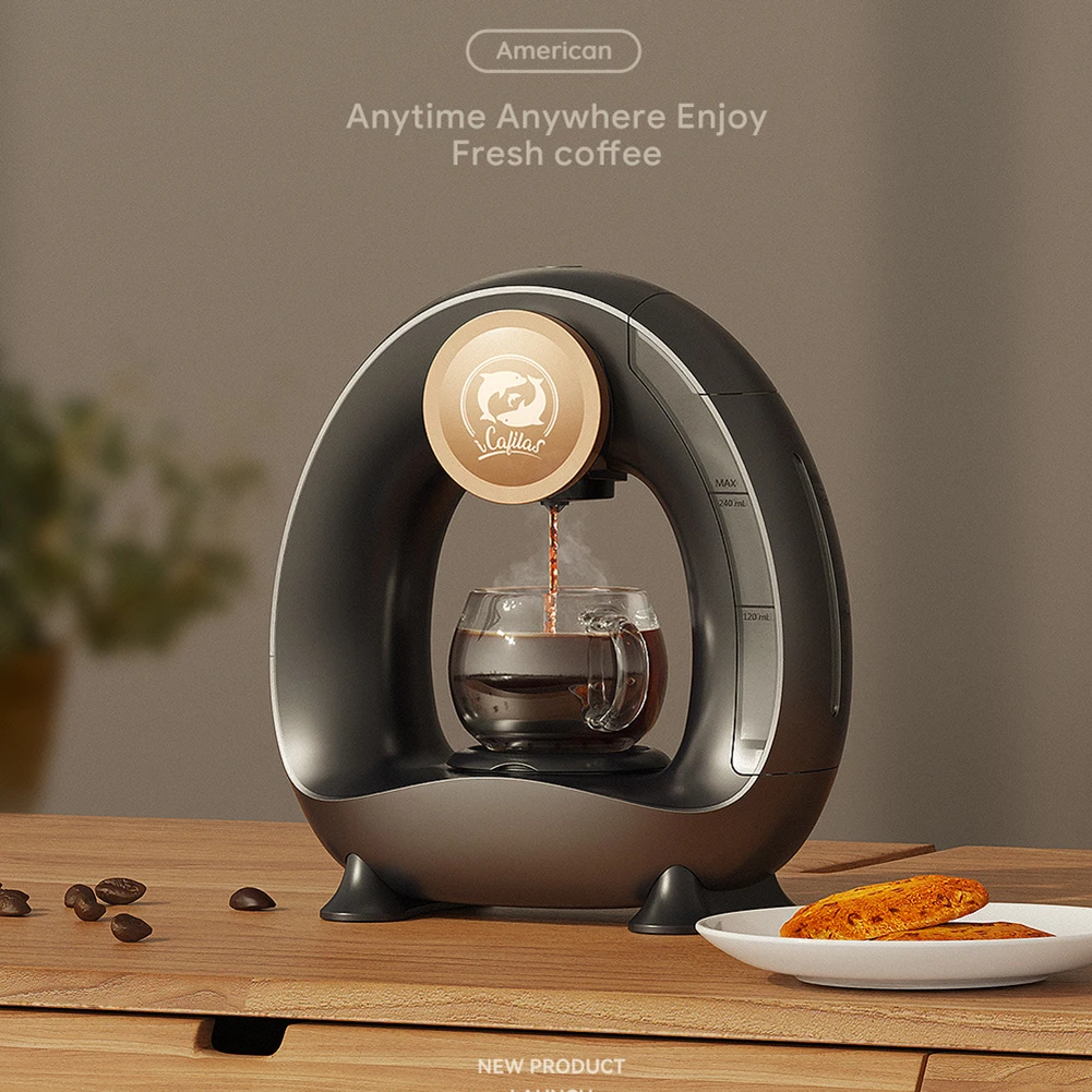 

Automatic Coffee Machine Home Appliances Coffee Makers Device Thermostatic Extraction Americano for Household Office Accessories