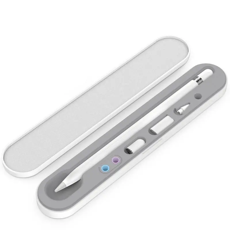 

Storage Case For Apples Pencil Storage Box With Apples Pencil Accessories For Apples Pencil 1 2nd Case With Silicone Cover