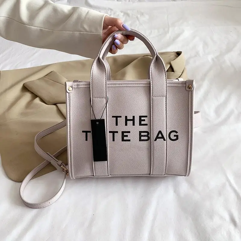 Leather Tote Crossbody Bags for Women 2023 Designer The Tote Bag Women Handbags Casual Shoulder Bag Brands Shopper Purses