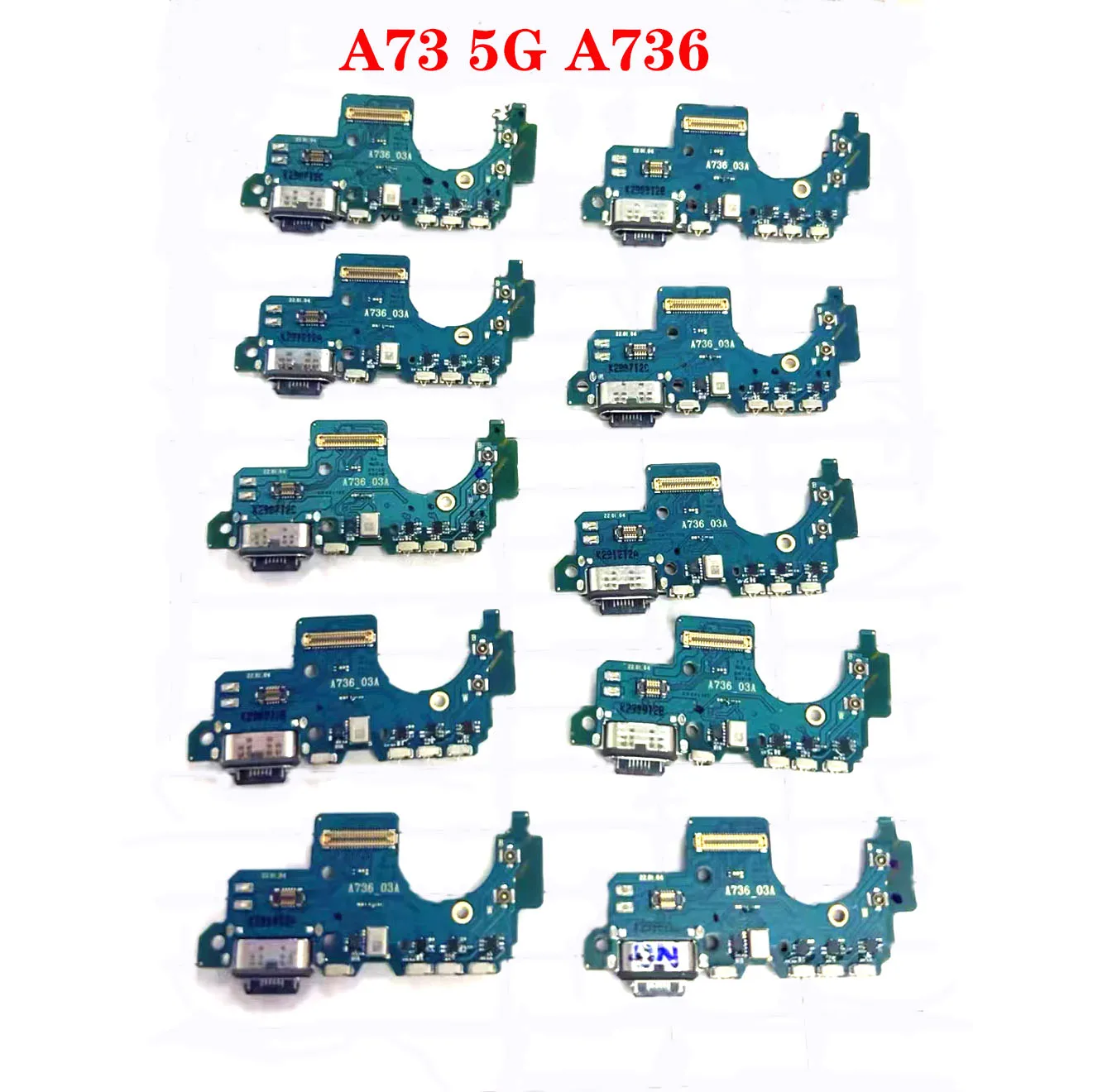 

Для Samsung Galaxy A73 5G A736 оригинальное зарядное устройство USB ленточный гибкий кабель USB док-станция Соединительная плата