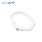 Белые маленькие настольные лампы, осветительная лампа, кольцевые лампы, защита от четырех контактов светильник чительное стекло, 110 В и 220 В, T4, 11 Вт, 12 Вт