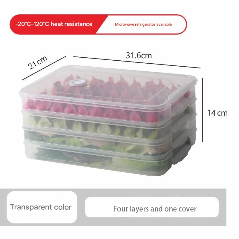 

Многослойные прозрачные контейнеры для хранения продуктов