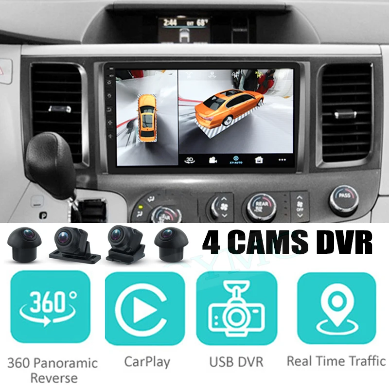 

Для TOYOTA RAV4 XA40 2012 ~ 2018 автомобильная аудио-навигация стерео Carplay DVR 360 Birdview около 4G Android системы