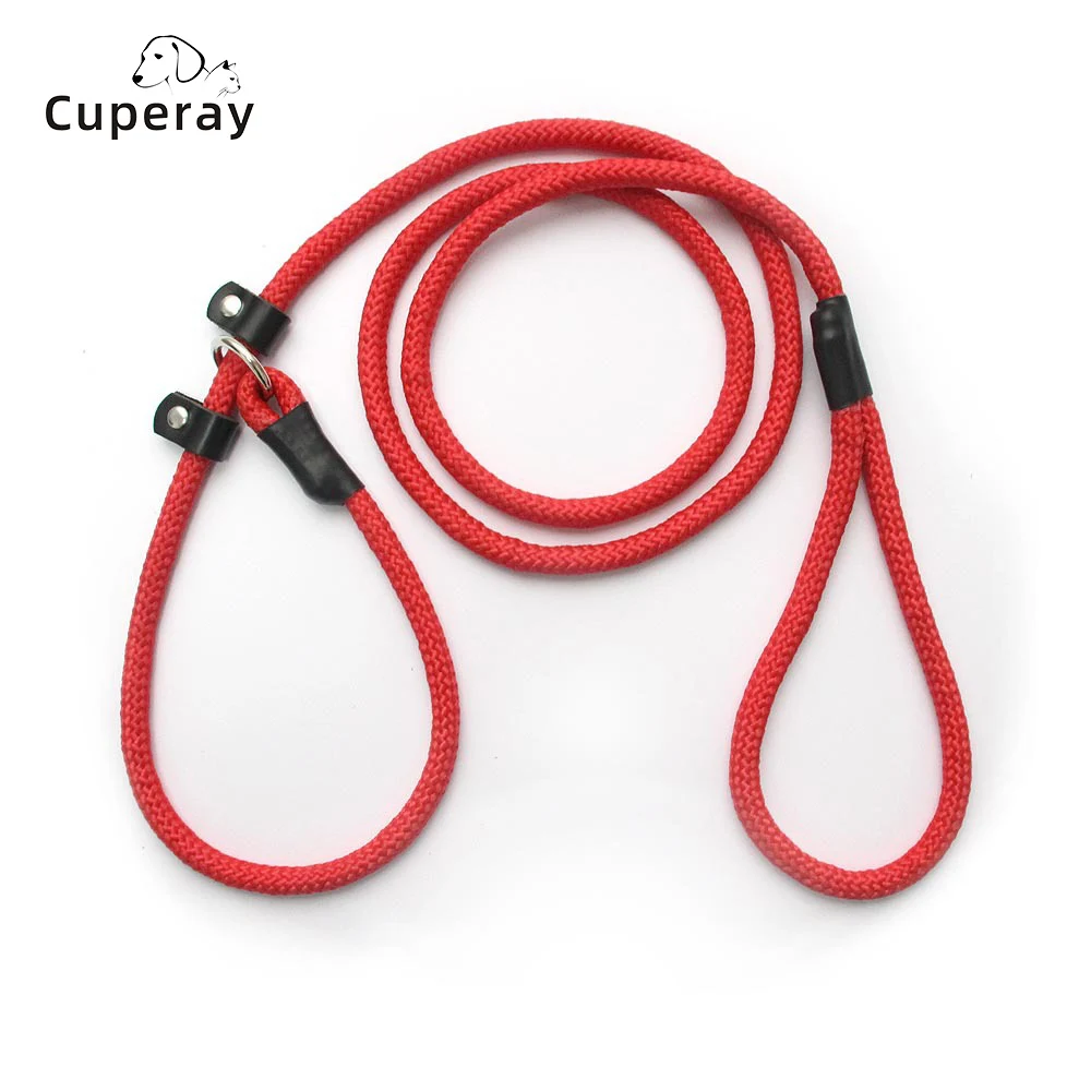 

Dog Leash Slip Rope Lead Leash Strong Heavy Duty Braided Rope No Pull Training Lead Leashes for Medium Large and Small Dogs Cats