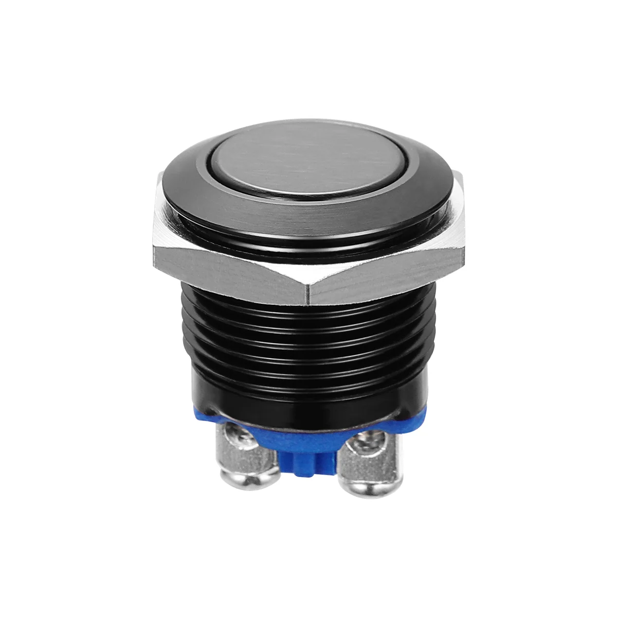 

Button Push Momentary Mushroom Head Switch Pushbutton Switches Metal Start Mouting Domed Screw Terminal