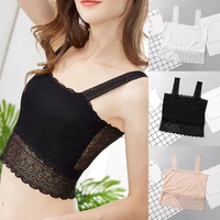 lace bralette top camisole crop top sexy lingerie lace tank camisoles for women fashion balck white strap camis sleep tops