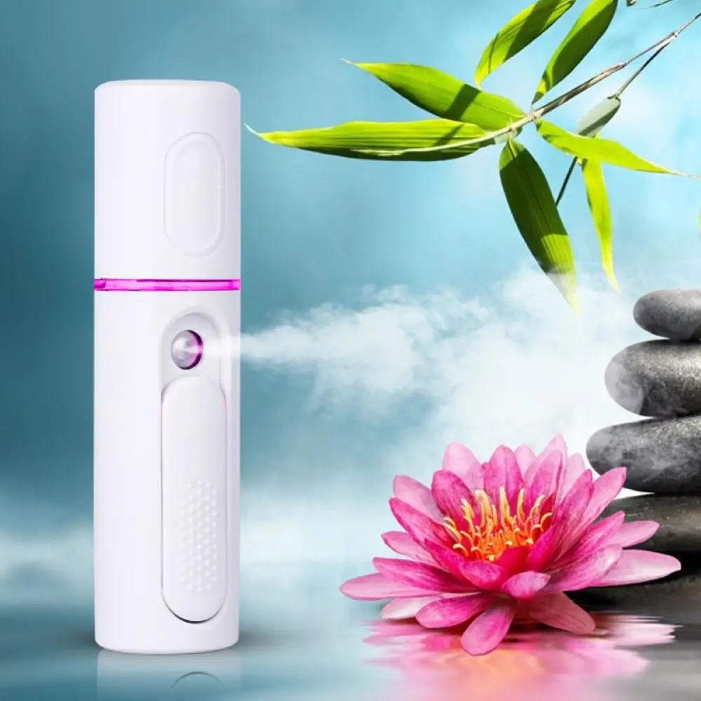 

USB Rechargeable Cold Spray Facial Moisturizing Humidifier Steamer Mist Sprayer