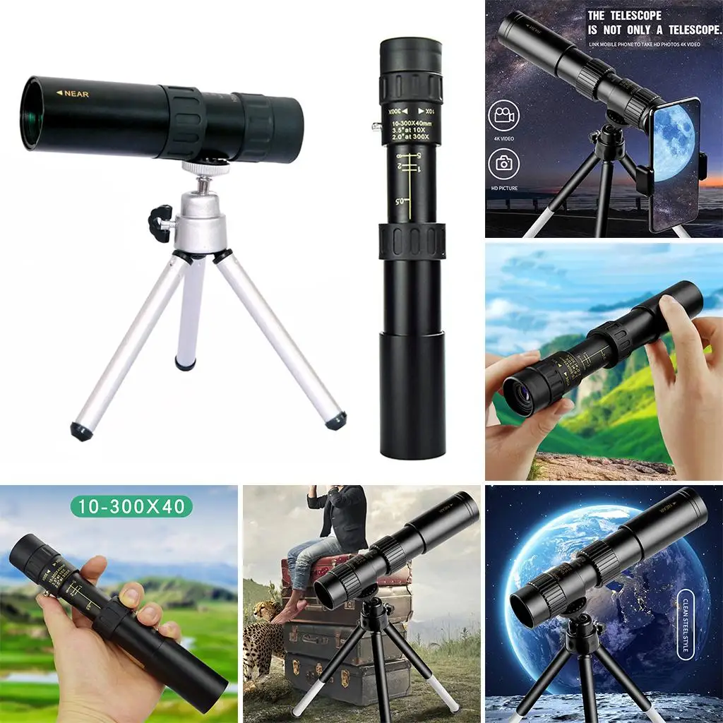 

Portable Monocular Telescope Hunting Bird Watching 30x25 Spotting Scope