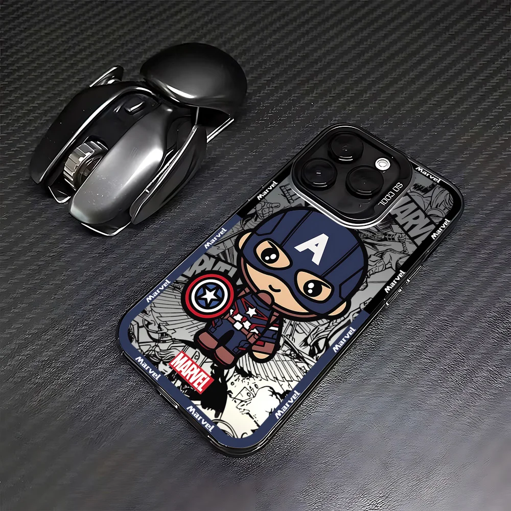 Чехол для телефона Hot Cool Marvels Spidermans для iPhone 16e 16 15 14 13 12 11 mini Pro Max X XR XSMAX 8 7 Plus, матовый чехол с защитой от падения (art.: 3920cdec8ec64) - 3920cdec8ec64