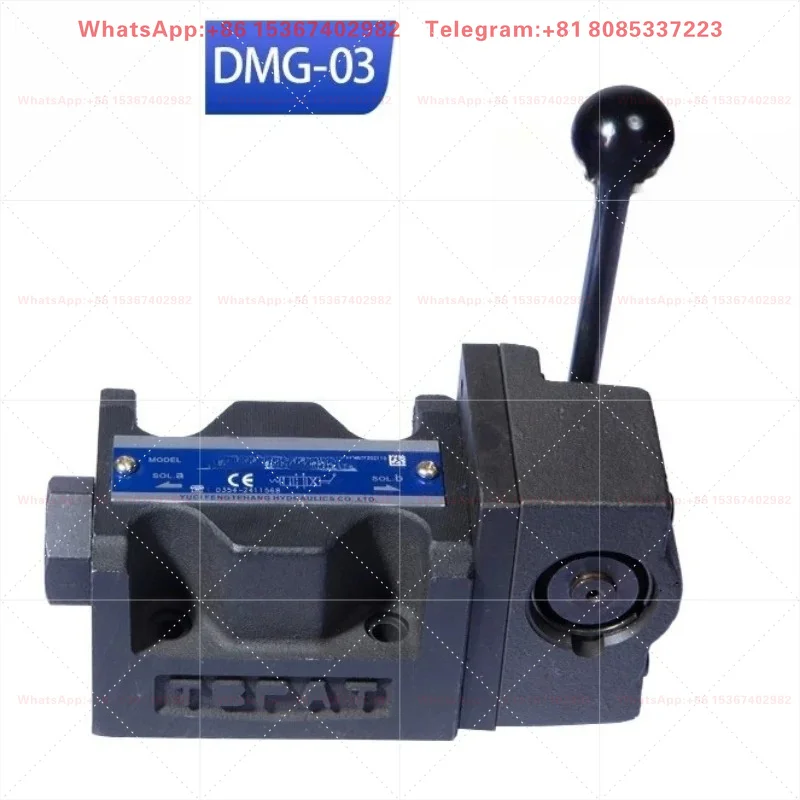Фото Гидравлический распределительный клапан DMG-03-3C2/3C4/3C60-10 с ручным управлением, промышленный компонент для регулирования потока №1