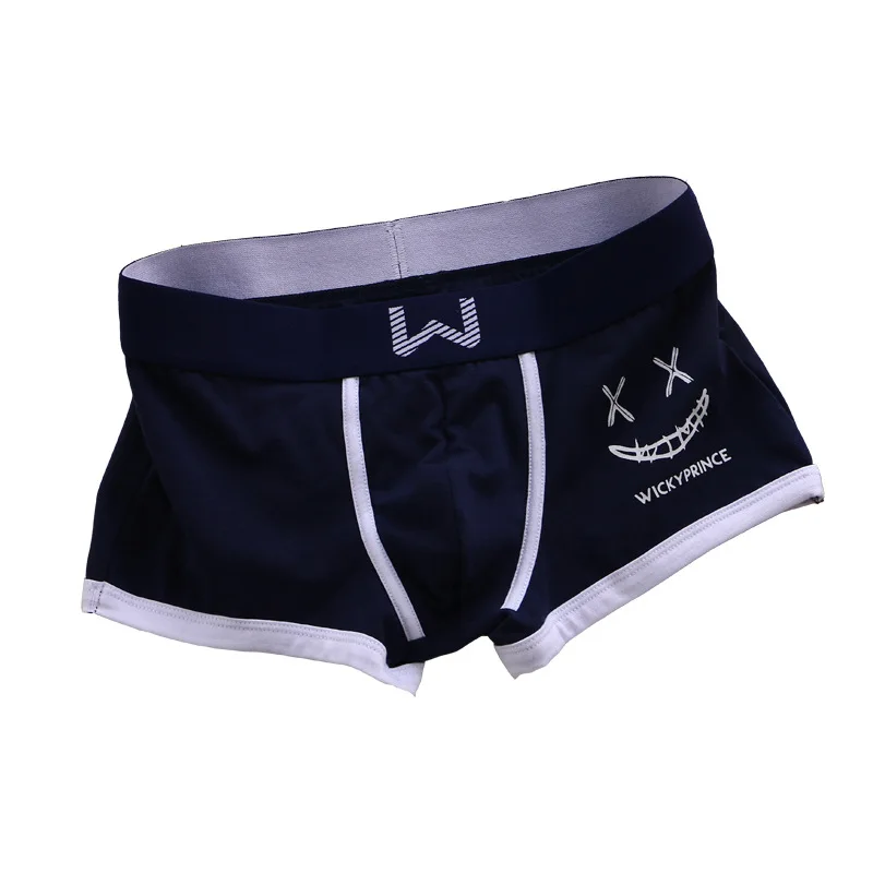 

Men Comfortable Slim Fitting Boxer Shorts Youth Convex Pouch Underwear Leggings Simple Sports Lingerie Breathable Underpants New