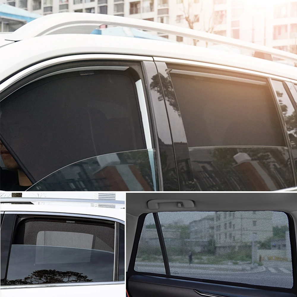 Parasol magnético para coche Volvo XC60 2018 2019 2020 2021 XC 60, marco de parabrisas delantero, cortina, ventana lateral trasera, protector solar