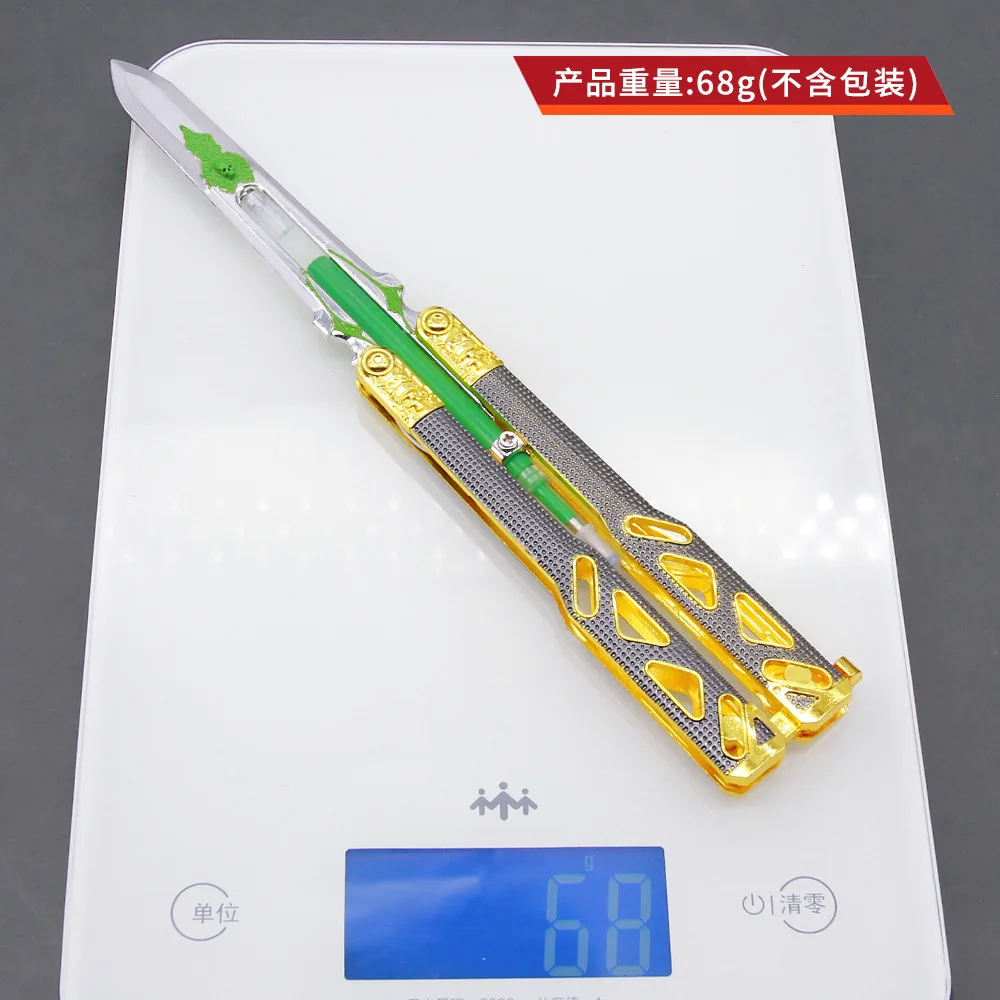 Apex Legends оружие балисонг гелевая ручка металлическое нож-бабочка Коллекционная