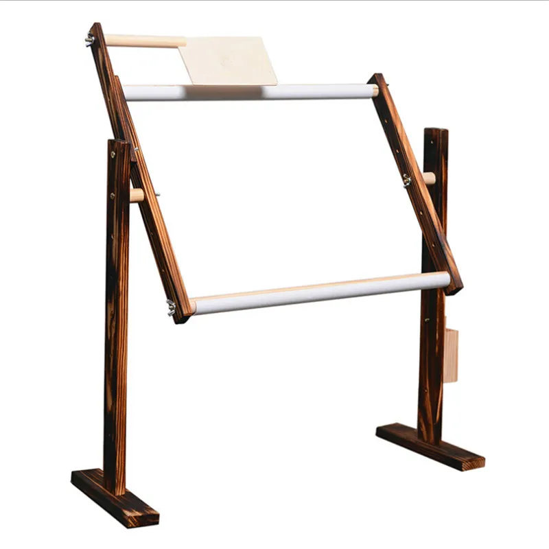

Creative Adjustable Wood Cross Stitch Fram Rack Wooden Stand Desktop Cross Stitch Embroidery Frame Chinese Cross Stitch Tool
