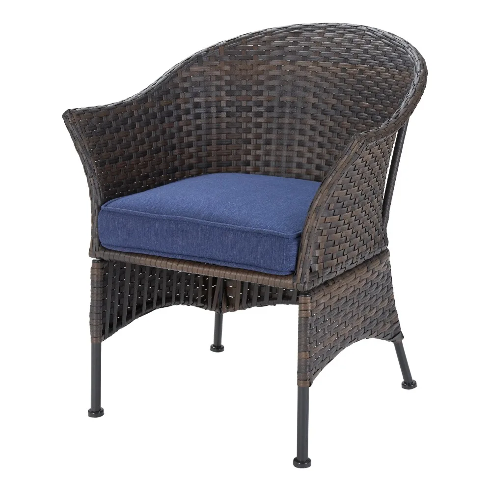 

Mainstays Arlington Glen 5 Piece Outdoor Wicker Leisure Set, Blue