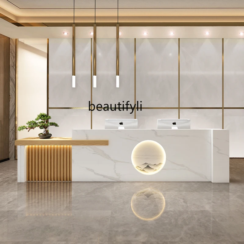 Китайский барный прилавок касса стойка обслуживания для коммерческих отелей