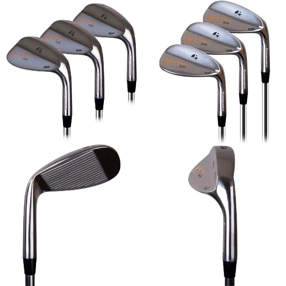 

Durable, Stylish, Reliable Men's Right Handed 3pk Stainless Steel Wedge Golf Clubs - A Perfect Choice for Golfing Enthusiasts.