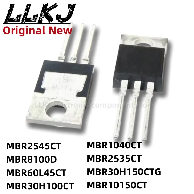 1 шт. MBR2545CT MBR8100D MBR60L45CT MBR30H100CT MBR1040CT MBR2535CT MBR30H150CTG MBR10150CT TO-220 MOS FET