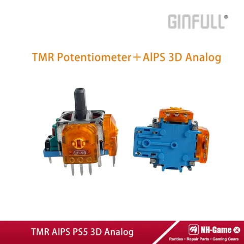 Магнитный джойстик TMR для PS5 геймпад ALPS 3D аналоговый джойстик для контроллера PS4 TMR