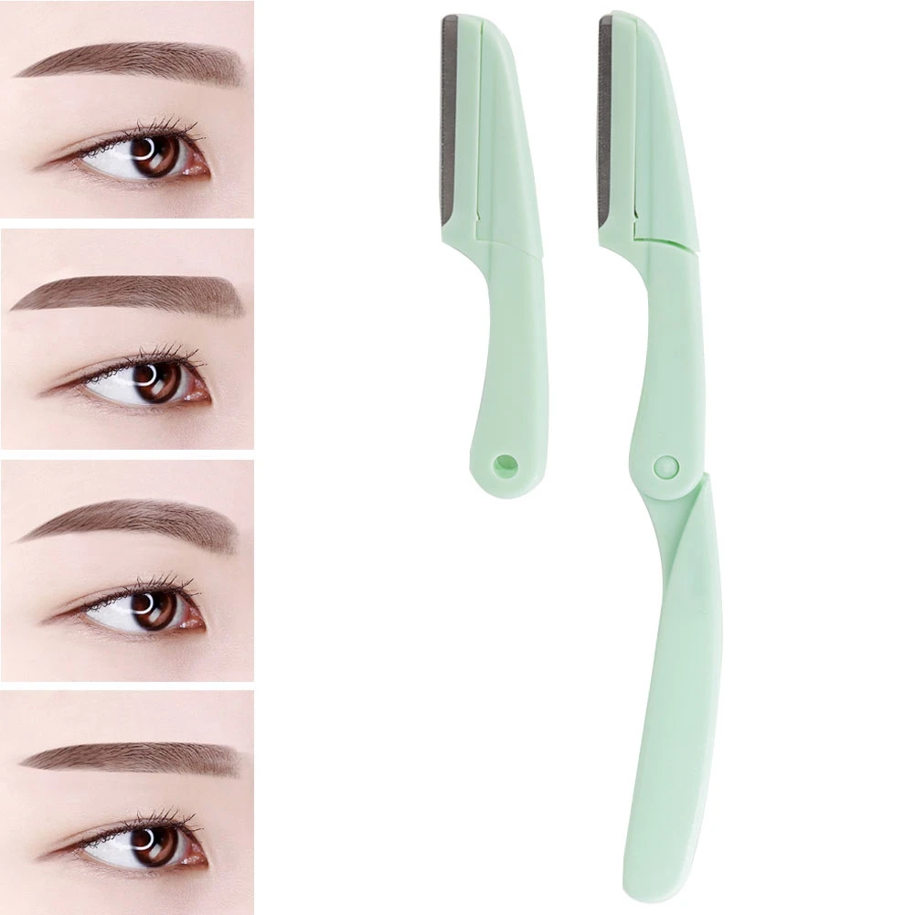 

PC Eyebrow Trimmer Mini Portable Painless Tattoo Eyebrow Razor Microspur Eyebrow Trimmer Shaper Hair Removal Shaver Beauty Tool