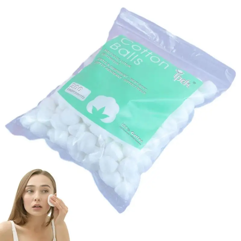 

Cotton Balls Soft Cotton Wool Home Supplies Multipurpose Delicate For Makeup Nail Polish Removal Household Needs Baby Care