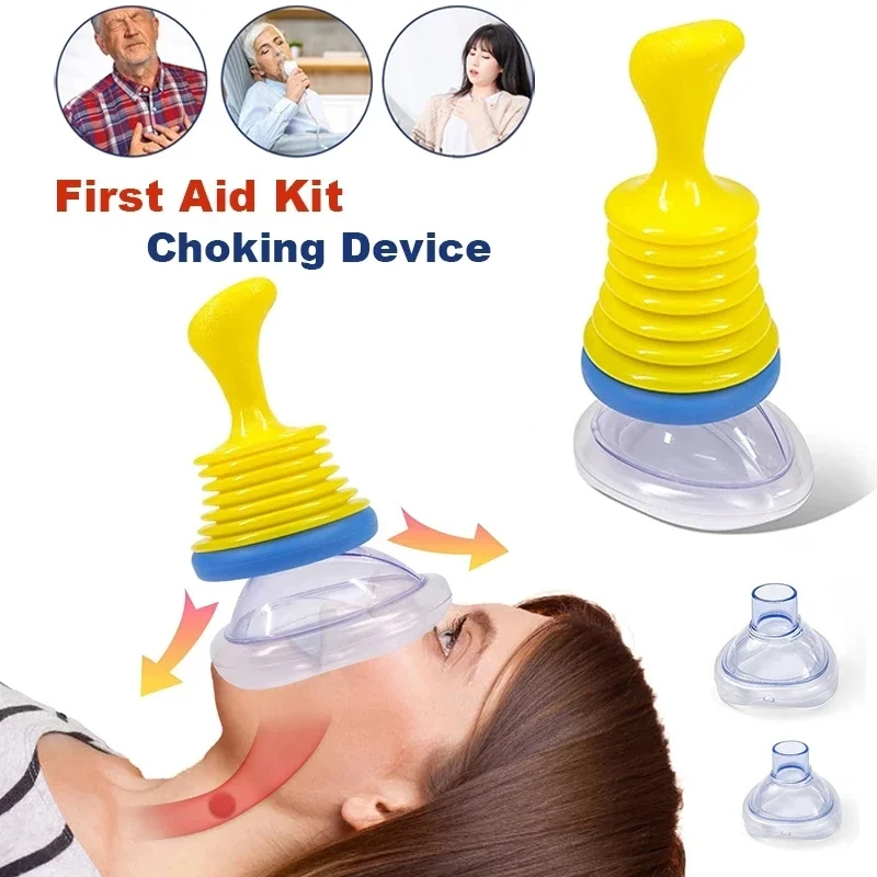 

CPR First Aid Kit for Adult Children Portable Asphyxia Rescue Anti Choking Device LifeVac Home Family Emergency Breath Trainer