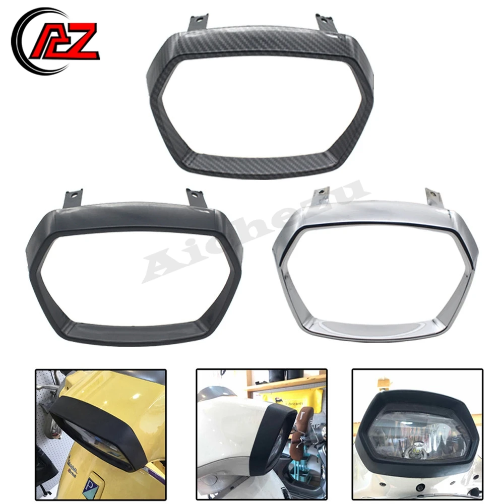 

Motorcycle Black ABS Front Headlight Bezel Trim Guard Protector Lamp Decorate Cover For 150 Sprint ABS Modify Accessories