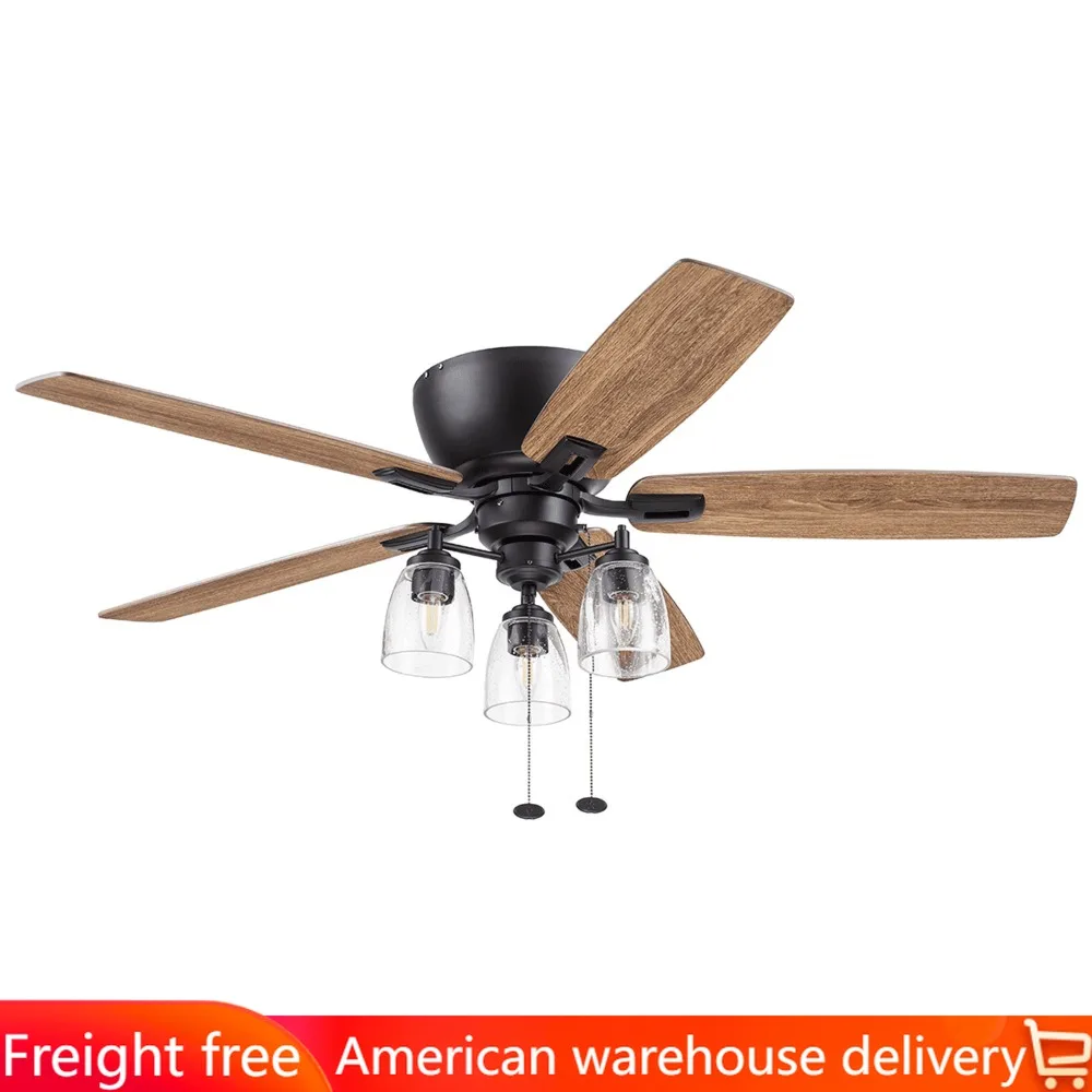 Fan For Home Remote & Reverse Airflow Light Control