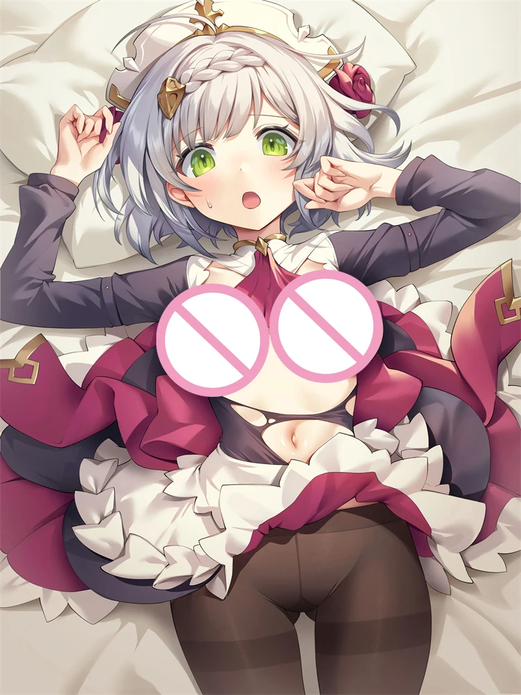 

Cosplay Anime Noelle (Genshin Impact) Home Bedding Flannel Fleece Milk Fiber Peach Skin Natural Material Bed Sheet 150x200cm