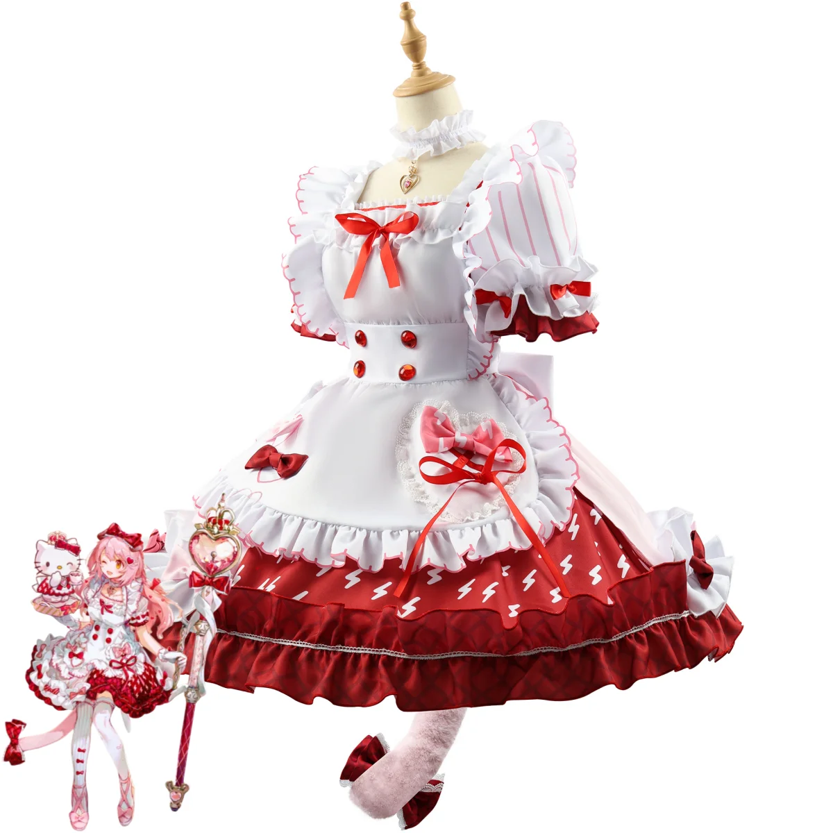 Женский костюм для косплея по мотивам игры Красный Рыцари