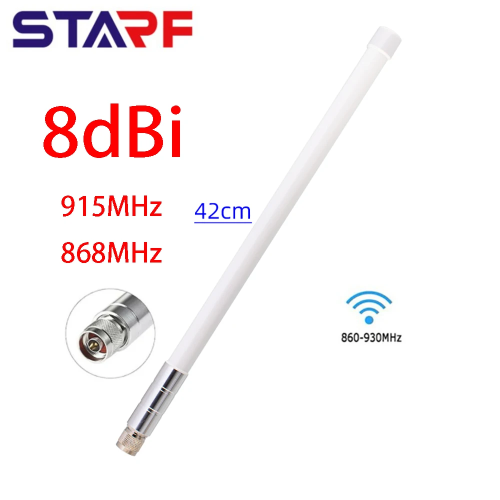 Открытый LoRa Helium Miner WIFI антенна 868 МГц 915MHzMax Gain 8dBi для Hotspot HNT N-Male из Стекловолокна Omni
