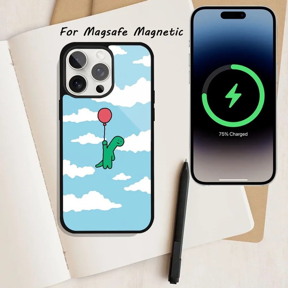 Милый Чехол Для Телефона J-Joguman Studios iPhone 15/14/13/12/11 Pro Plus Max Magsafe — Совместимость С