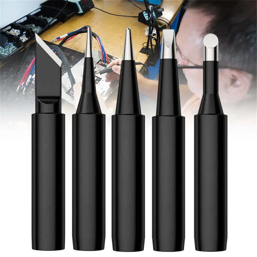 

Набор сменных наконечников для паяльника 900M-T-K + I + B + 2.4D + 3C, 5 шт./комплект