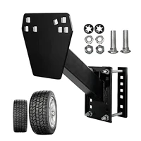 spare tire carrier powder coat trailer tire bracket utility easy installation 120 lbs loading powder coated boat trailer lugs