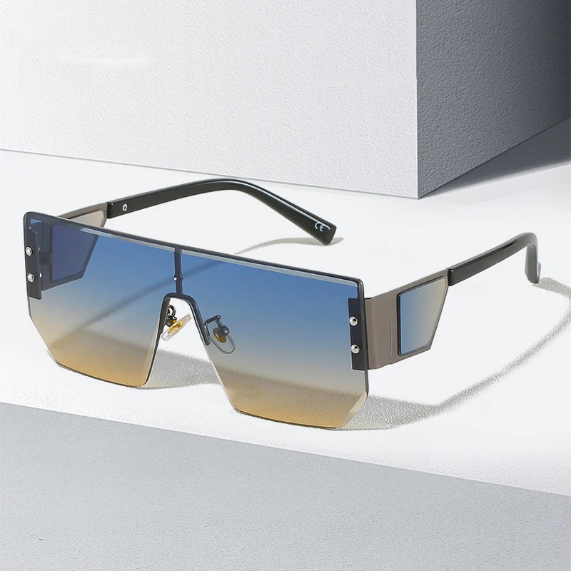 

Очки солнцезащитные квадратные без оправы с антибликовым покрытием, UV400