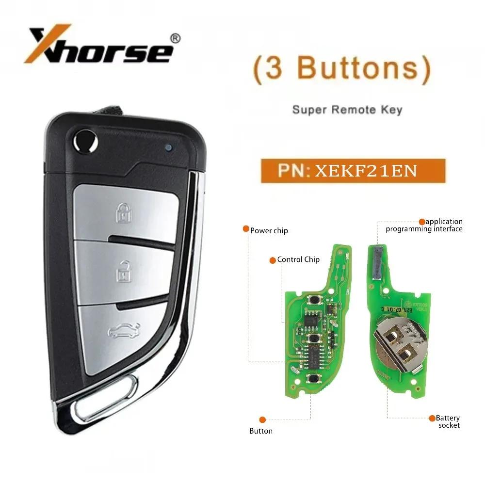 Фото Универсальный смарт-ключ Xhorse с чипом XT27A (XEB520EN, XEDS01EN, XEFO01EN, XEKF20EN, XKF21EN, XELEX0EN, XEMQB1EN) — глобальная версия №4