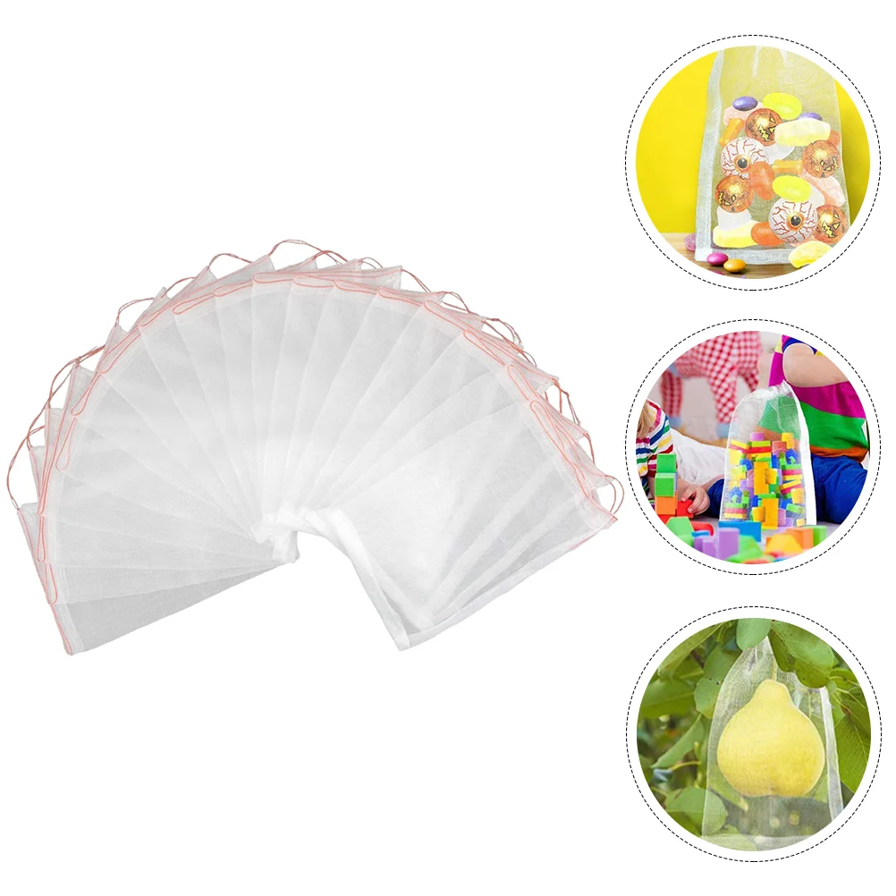 

20 Pcs Fruit Protection Bag Mesh Netting Bags Pouches Vegetable Multi-functional Fruits Protective