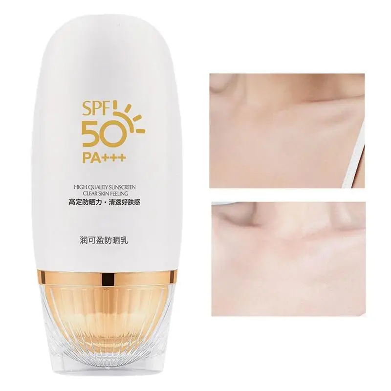 Spf50 Face Sunscreen 1.76oz Sunscreen Face PA Refreshing Hydrating Anti-UV 12h Sunblock Hand Defense Lotion For Beach
