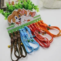 pet dog collar color bell cat collar nylon material pet supplieskitten collardog accessoriescat suppliessmall dog accessories