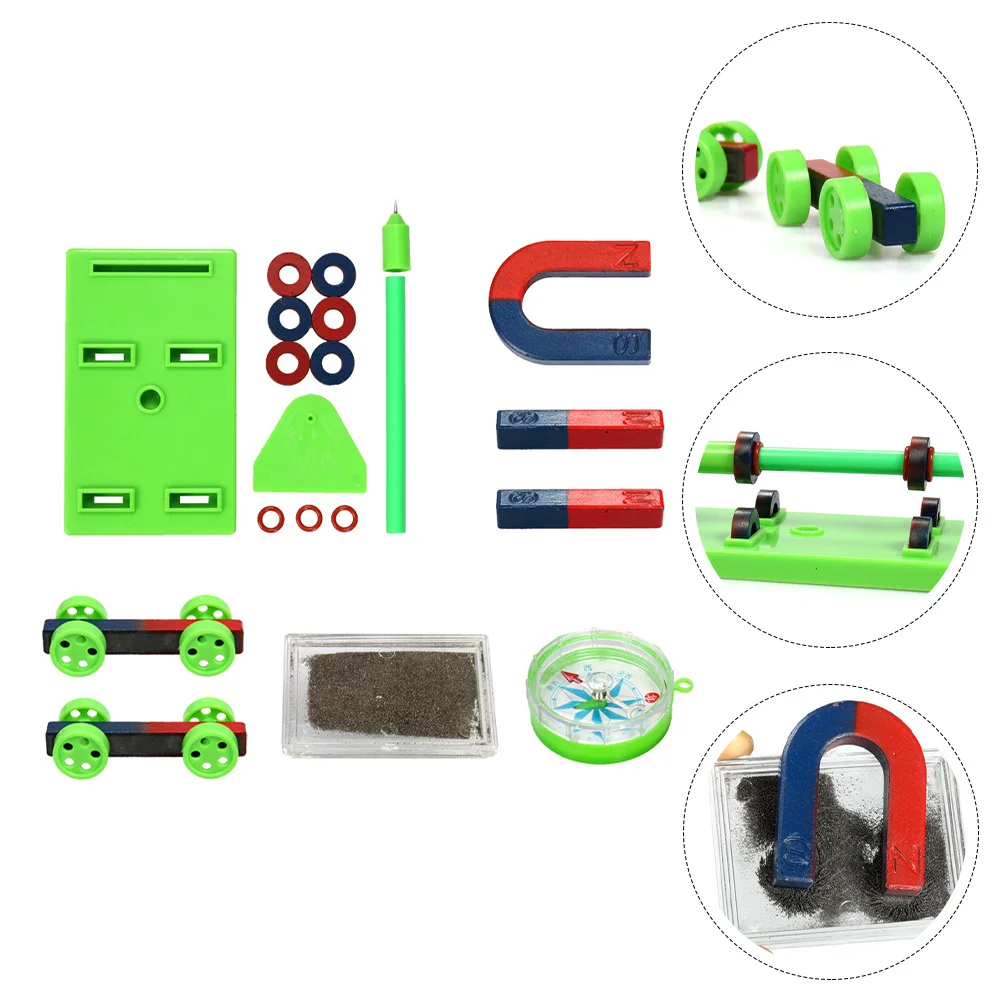 

Magnet Set Toys Kids Classroom Teaching Experimental Physics Science Brand New Abs Plastic Physical Preschool Equipment