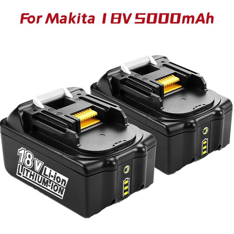 

18V 5000mAh Li-ion Replacement Battery for Makita 18V BL1850B BL1830 BL1840 BL1850 BL1860 BL1815 BL1820 BL1845
