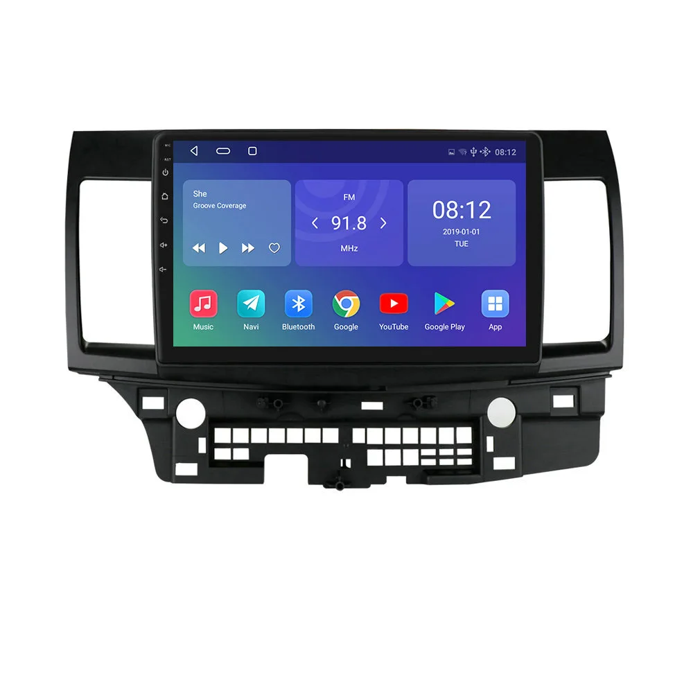 

Android 10.0 Car Multimedia Player Car o Car Radio For Lancer 2007-2012 Gps Navigation Touch Screen