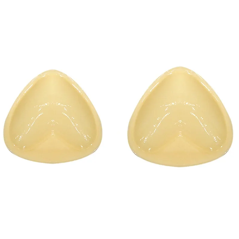 Бесшовные треугольные двухсторонние дышащие накладки на грудь женские